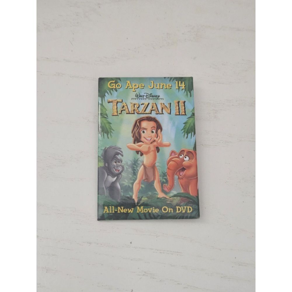 VINTAGE TARZAN 2 WALT DISNEY MOVIE PROMO PIN DISNEY'S TARZAN II